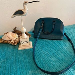 Coach Metallic Dark Teal purse